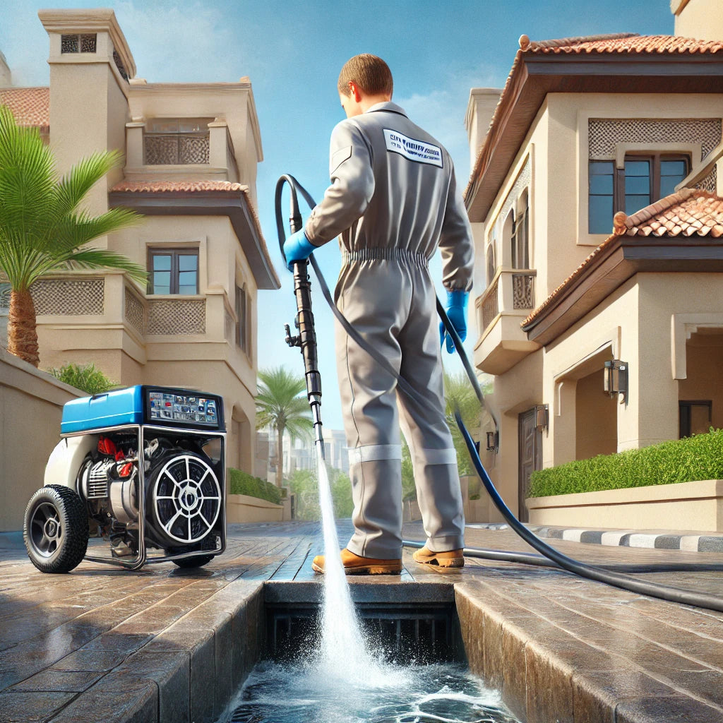 Drain water jetting (Tilal Al Ghaf)